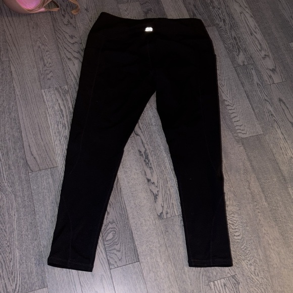 Along fit Classic Black high waisted pocket Women's Leggings Sz L - Picture 5 of 15